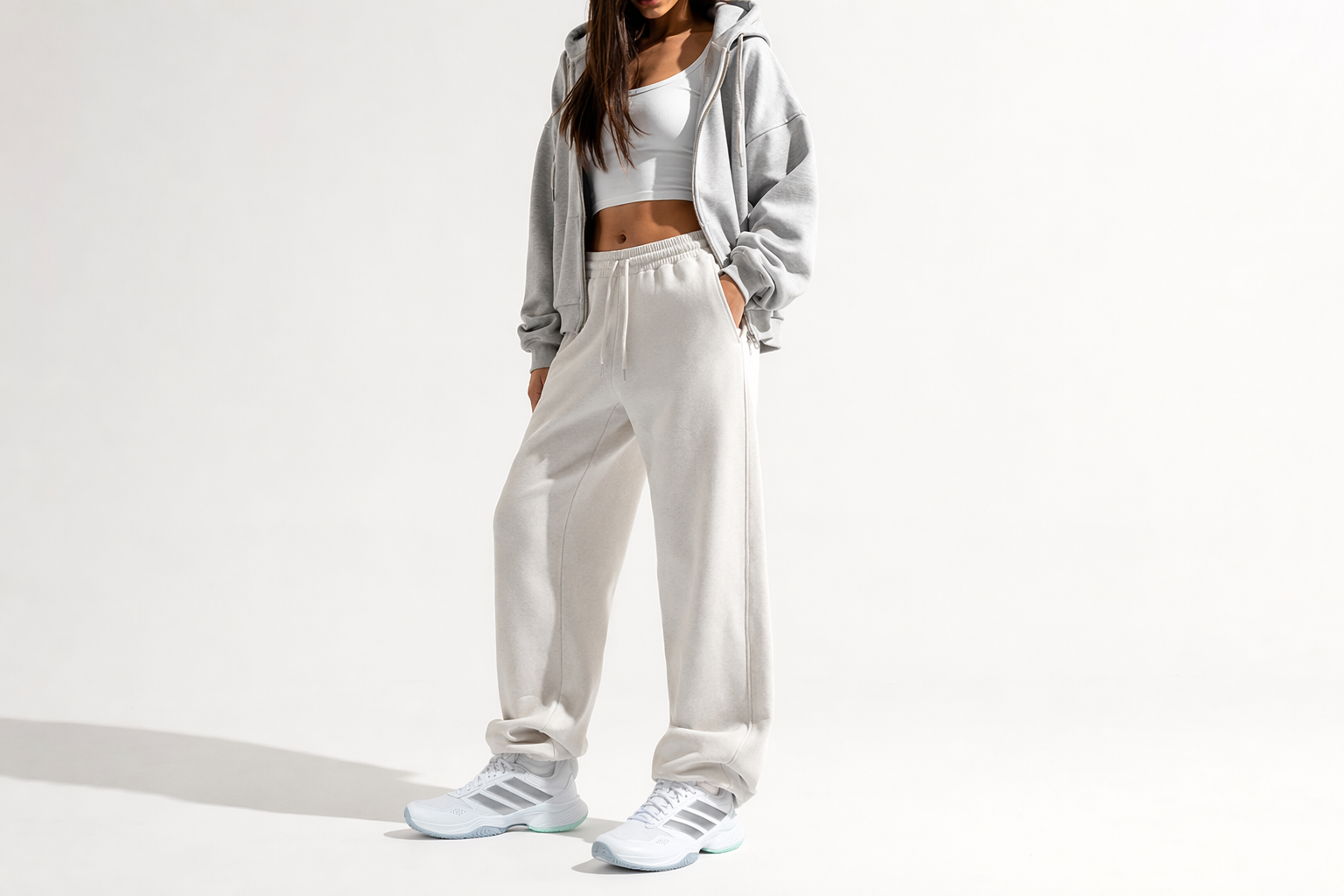 Order (W) Adidas Gamecourt 3 全地形網球鞋 雲白/銀色金屬/冰藍 KI2864