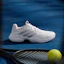 Lookbook (W) Adidas Gamecourt 3 Kasut Tenis Putih/Perak/Biru Ais KI2864