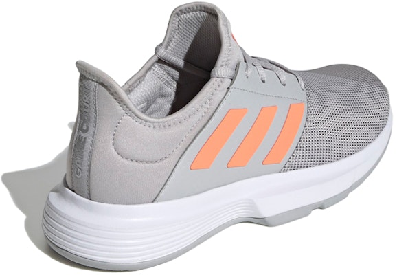 (Women) adidas Gamecourt 'Gray White Orange' EG2015 Shop (Women) adidas Gamecourt 'Gray White Orange' EG2015