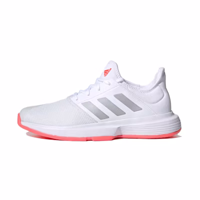 (W) adidas Gamecourt White/Grey/Red