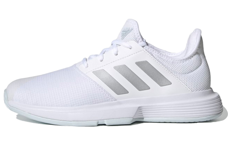 (Women) adidas GameCourt 'White Silver Metallic' FX1558