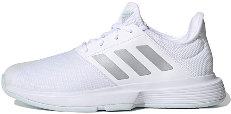 (Women) adidas GameCourt 'White Silver Metallic' FX1558 Buy (Women) adidas GameCourt 'White Silver Metallic' FX1558