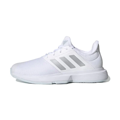 (W) adidas GameCourt 'White Silver Metallic'