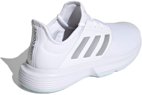 (Women) adidas GameCourt 'White Silver Metallic' FX1558 Shop (Women) adidas GameCourt 'White Silver Metallic' FX1558
