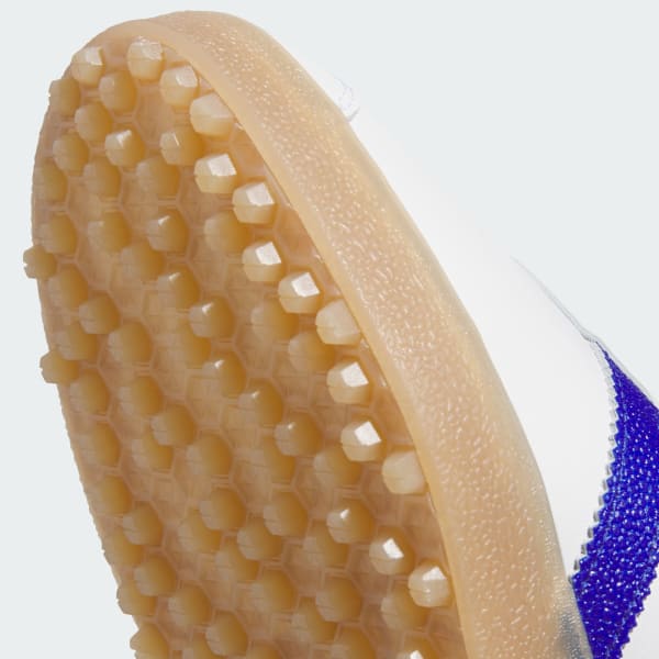 Adidas Gazel Leather Spikeless Golf Shoes Cloud White/Lucid Blue/Crew Yellow 圖 9