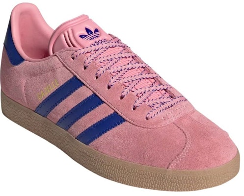 (Women) adidas Gazelle 'Semi Pink Spark Lucid Blue' JH7213 Lookbook (Women) adidas Gazelle 'Semi Pink Spark Lucid Blue' JH7213