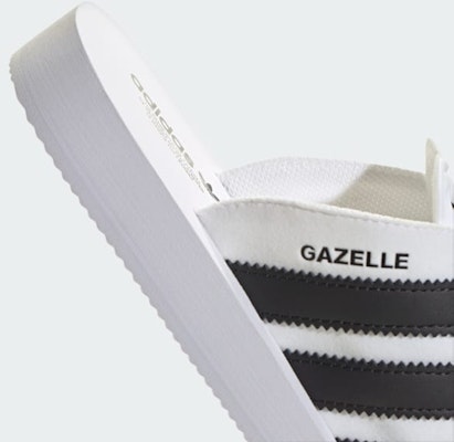 adidas Gazelle Beach Slides 'Cloud White' JQ7420 Cheap adidas Gazelle Beach Slides 'Cloud White' JQ7420