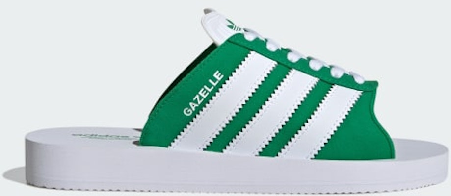 (Women) adidas Gazelle Beach Slides 'Green Cloud' JQ7426 Buy (Women) adidas Gazelle Beach Slides 'Green Cloud' JQ7426