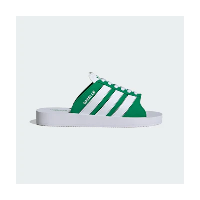 (W) adidas Gazelle Beach Slides 'Green Cloud'