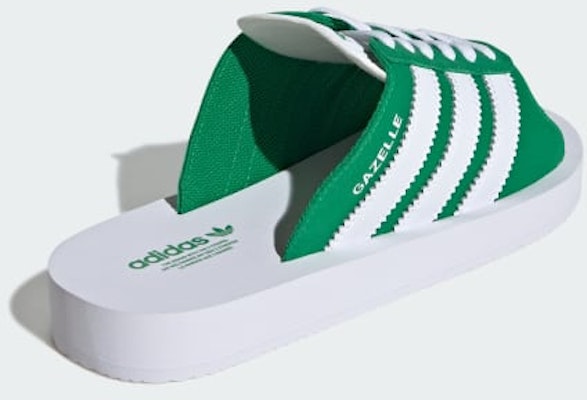 (Women) adidas Gazelle Beach Slides 'Green Cloud' JQ7426 Purchase (Women) adidas Gazelle Beach Slides 'Green Cloud' JQ7426