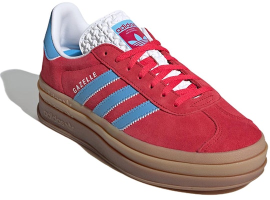 (W) adidas Gazelle Bold 'Pink Aktif Biru Burst' IE0421 Lookbook (W) adidas Gazelle Bold 'Pink Aktif Biru Burst' IE0421