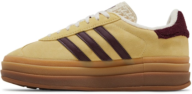 adidas originals Gazelle 舒適百搭 減震輕便 低幫 板鞋 女款 黃色 Lookbook adidas originals Gazelle 舒適百搭 減震輕便 低幫 板鞋 女款 黃色