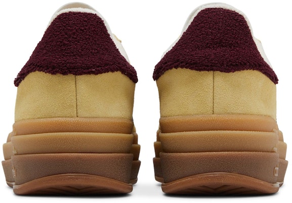(Women) adidas Gazelle Bold 'Almost Yellow Maroon' IF5937 Details for (Women) adidas Gazelle Bold 'Almost Yellow Maroon' IF5937