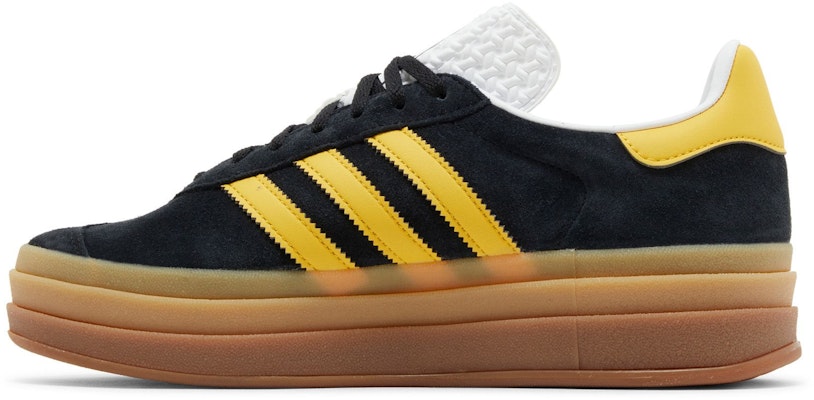 (Women) adidas Gazelle Bold 'Black Bold Gold' IE0422 Lookbook (Women) adidas Gazelle Bold 'Black Bold Gold' IE0422