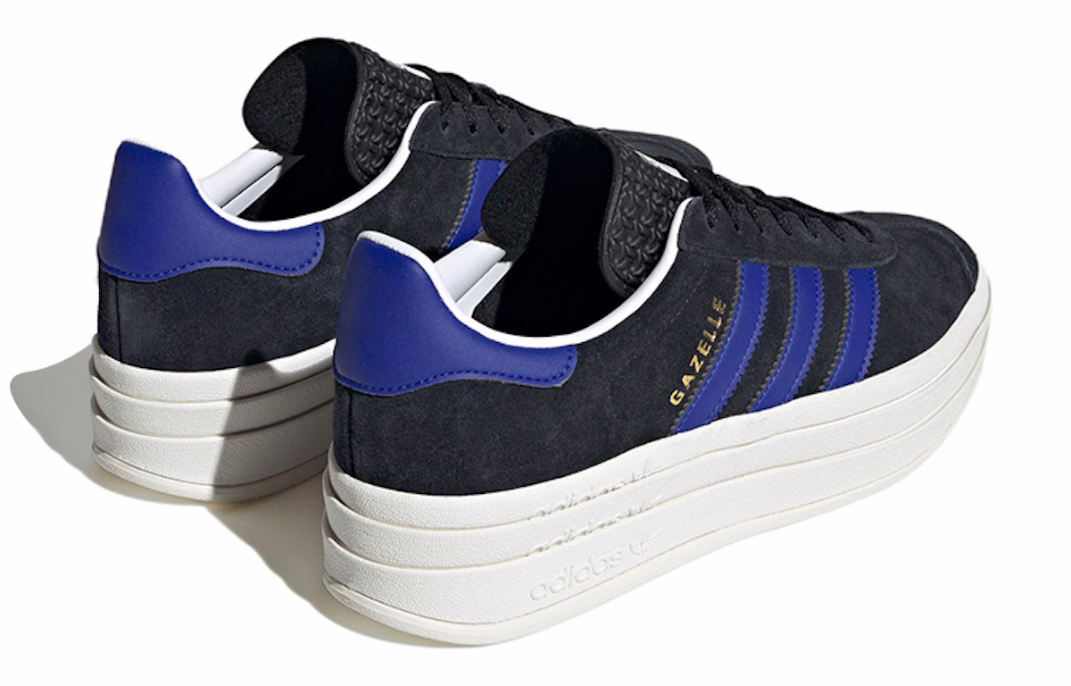 (Women) adidas Gazelle Bold 'Black Lucid Blue'