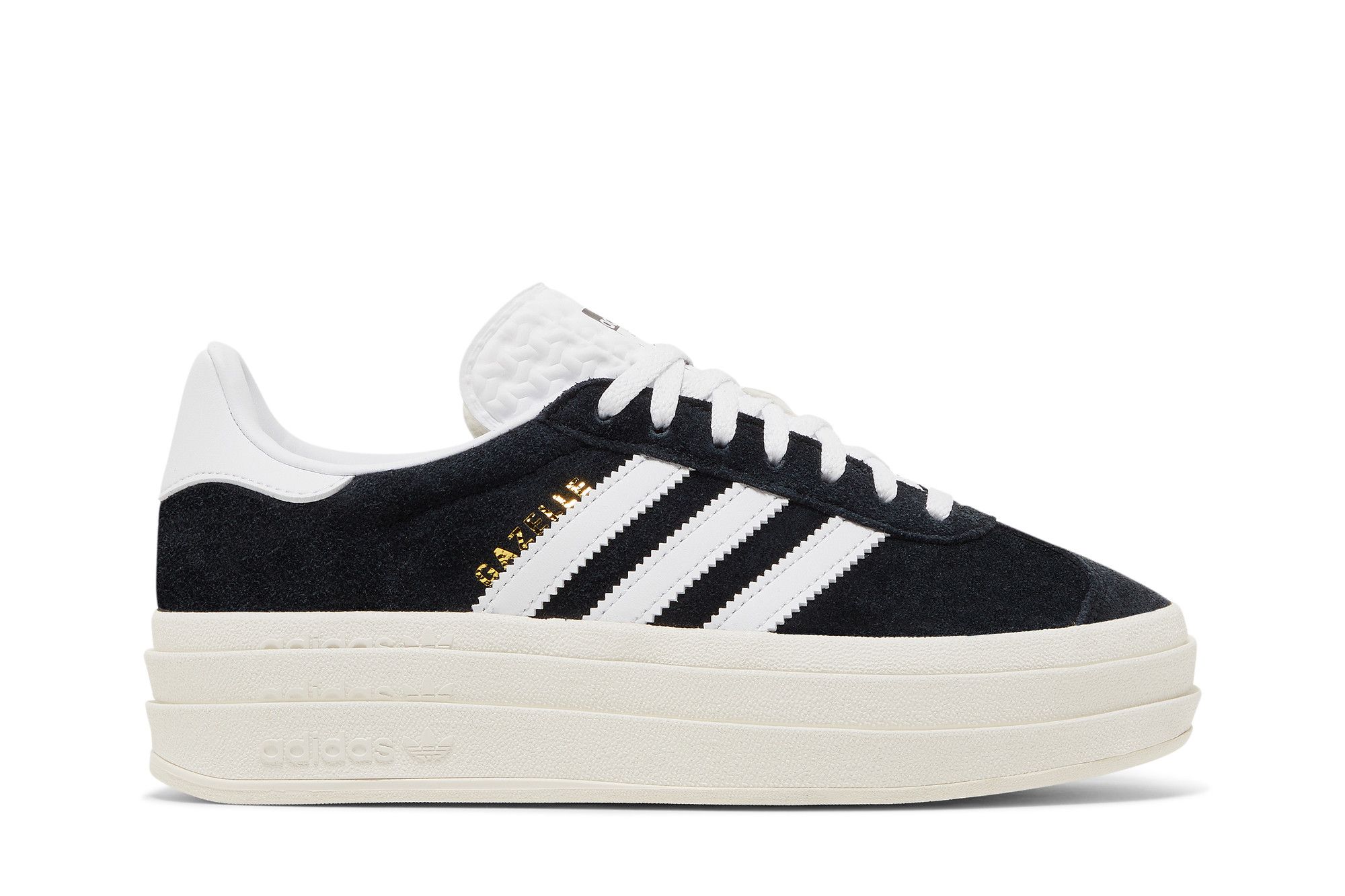 (Women) adidas Gazelle Bold 'Black White' HQ6912