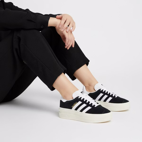 (W) adidas Gazelle Bold 'Hitam Putih' HQ6912 Order (W) adidas Gazelle Bold 'Hitam Putih' HQ6912