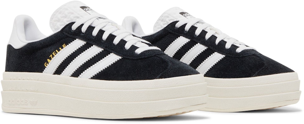 (W) adidas Gazelle Bold 'Hitam Putih' HQ6912 2