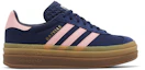 Buy (W) 阿迪达斯 Gazelle Bold '蓝粉火花' IG4390