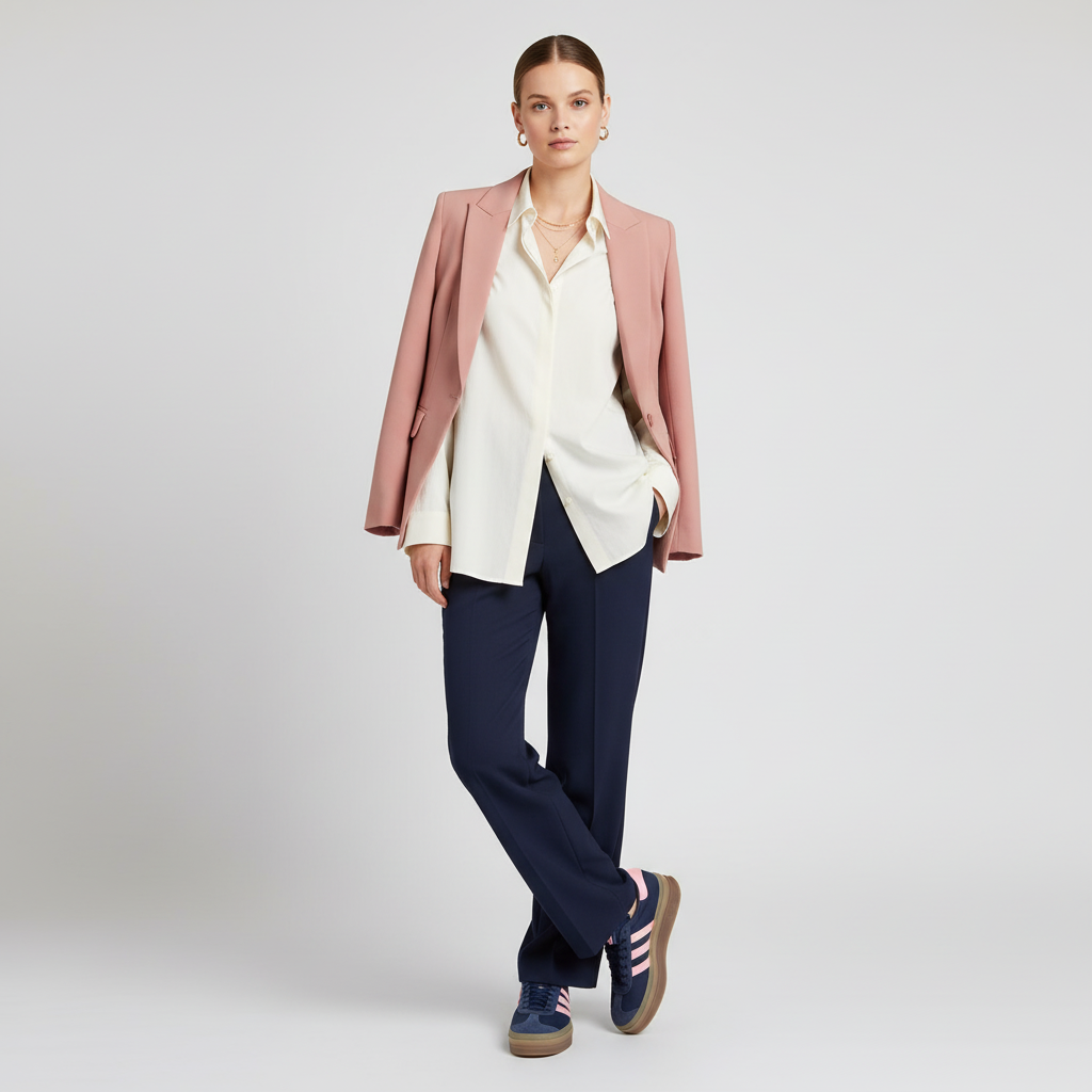 Lookbook (W) adidas Gazelle Bold 'Biru Merah Jambu Bercahaya' IG4390