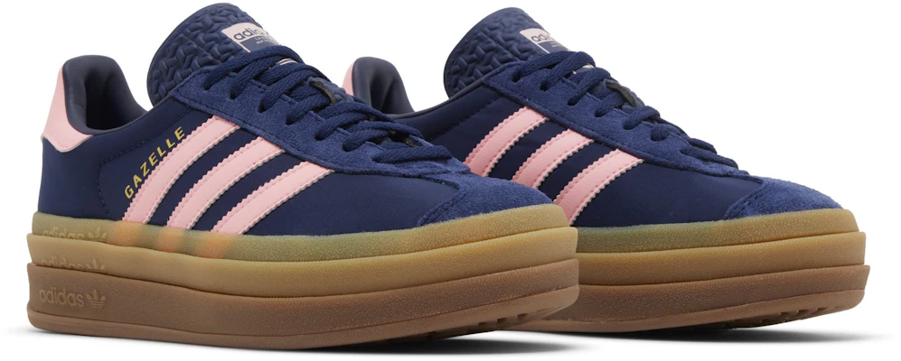 (W) 阿迪达斯 Gazelle Bold '蓝粉火花' IG4390 1