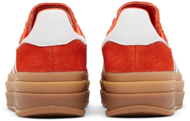 (W) adidas Gazelle Bold 'Collegiate Orange Gum' Sepatu Kets Oranye Gum IG8672 Details for (W) adidas Gazelle Bold 'Collegiate Orange Gum' Sepatu Kets Oranye Gum IG8672
