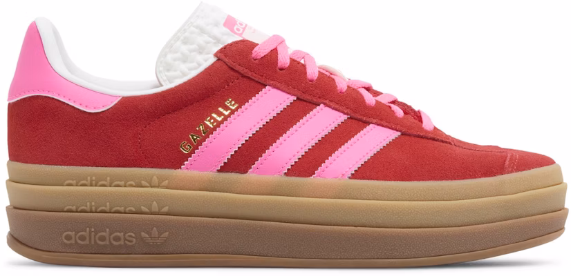(Women) adidas Gazelle Bold 'Collegiate Red Lucid Pink' IH7496 Buy (Women) adidas Gazelle Bold 'Collegiate Red Lucid Pink' IH7496