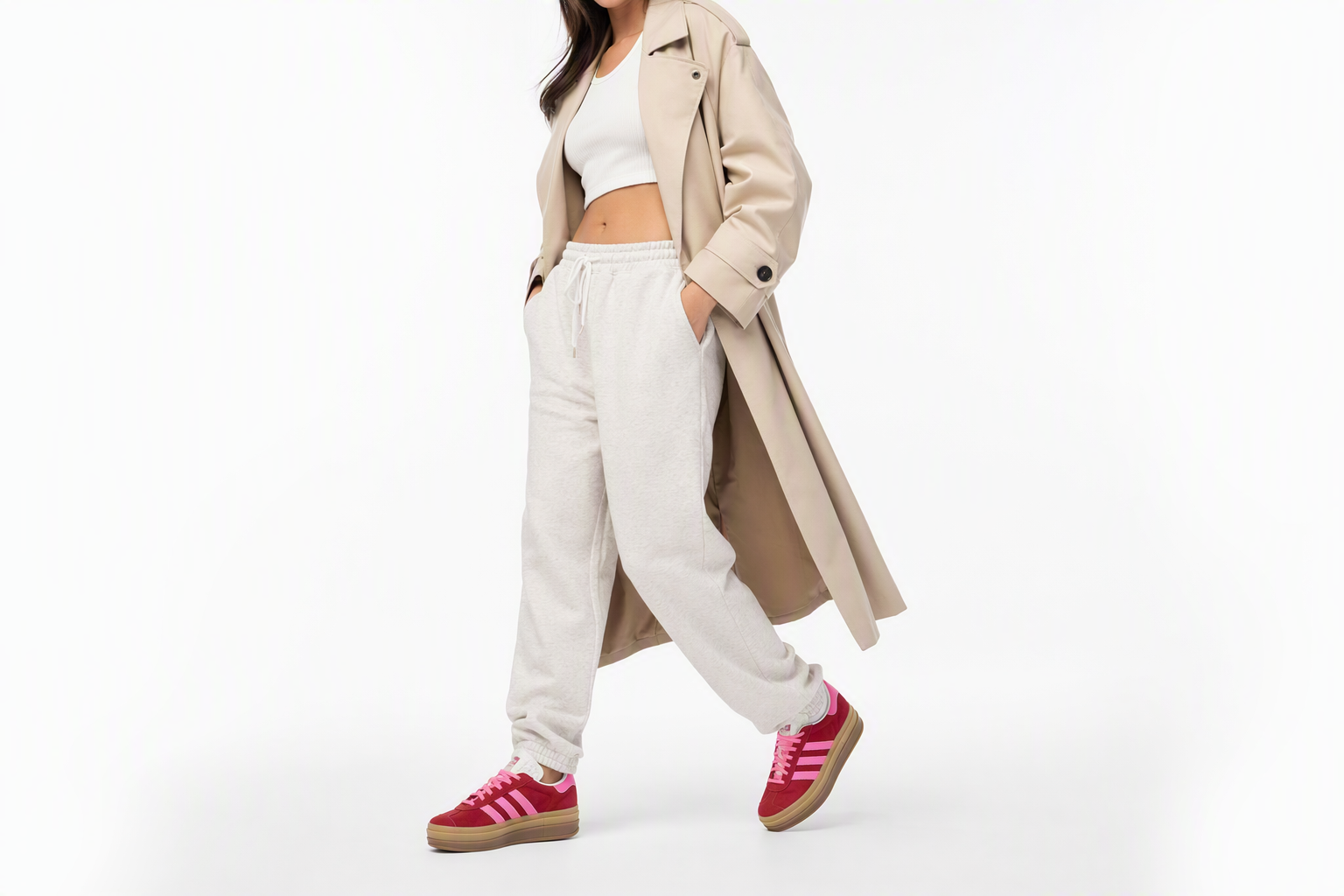 Order (Women) adidas Gazelle Bold 'Collegiate Red Lucid Pink' IH7496