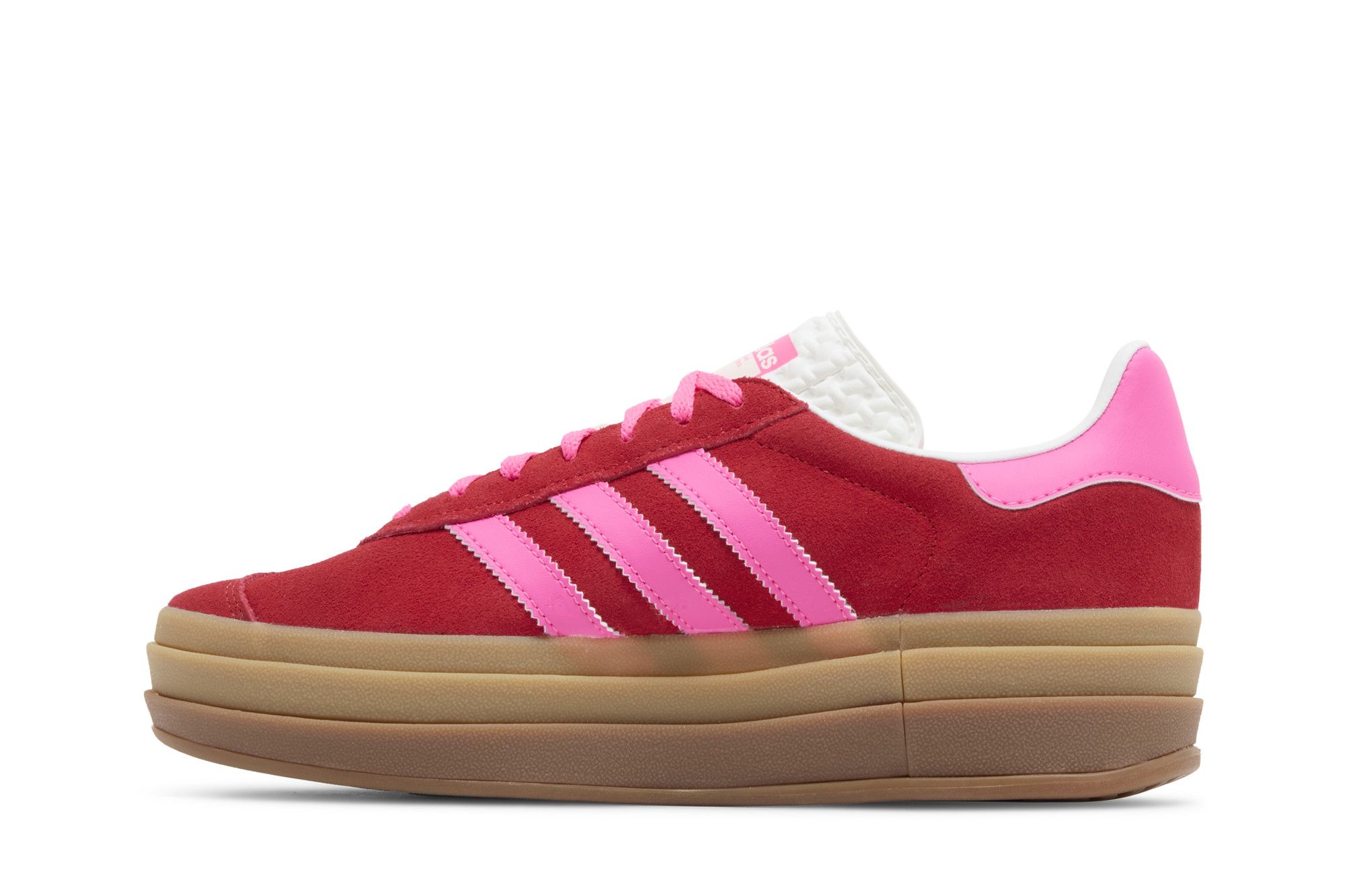 Shop (Women) adidas Gazelle Bold 'Collegiate Red Lucid Pink' IH7496