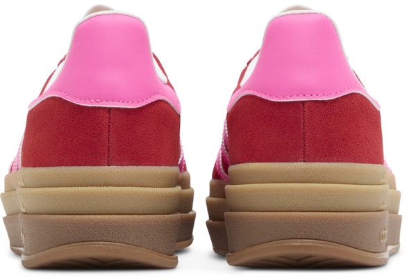 (Women) adidas Gazelle Bold 'Collegiate Red Lucid Pink' IH7496 Details for (Women) adidas Gazelle Bold 'Collegiate Red Lucid Pink' IH7496