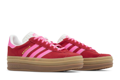 (Women) adidas Gazelle Bold 'Collegiate Red Lucid Pink'