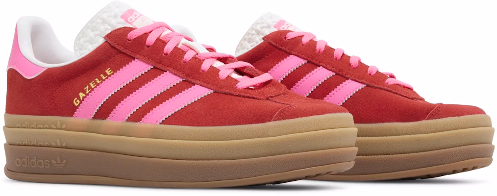 (Women) adidas Gazelle Bold 'Collegiate Red Lucid Pink' IH7496 Cheap (Women) adidas Gazelle Bold 'Collegiate Red Lucid Pink' IH7496