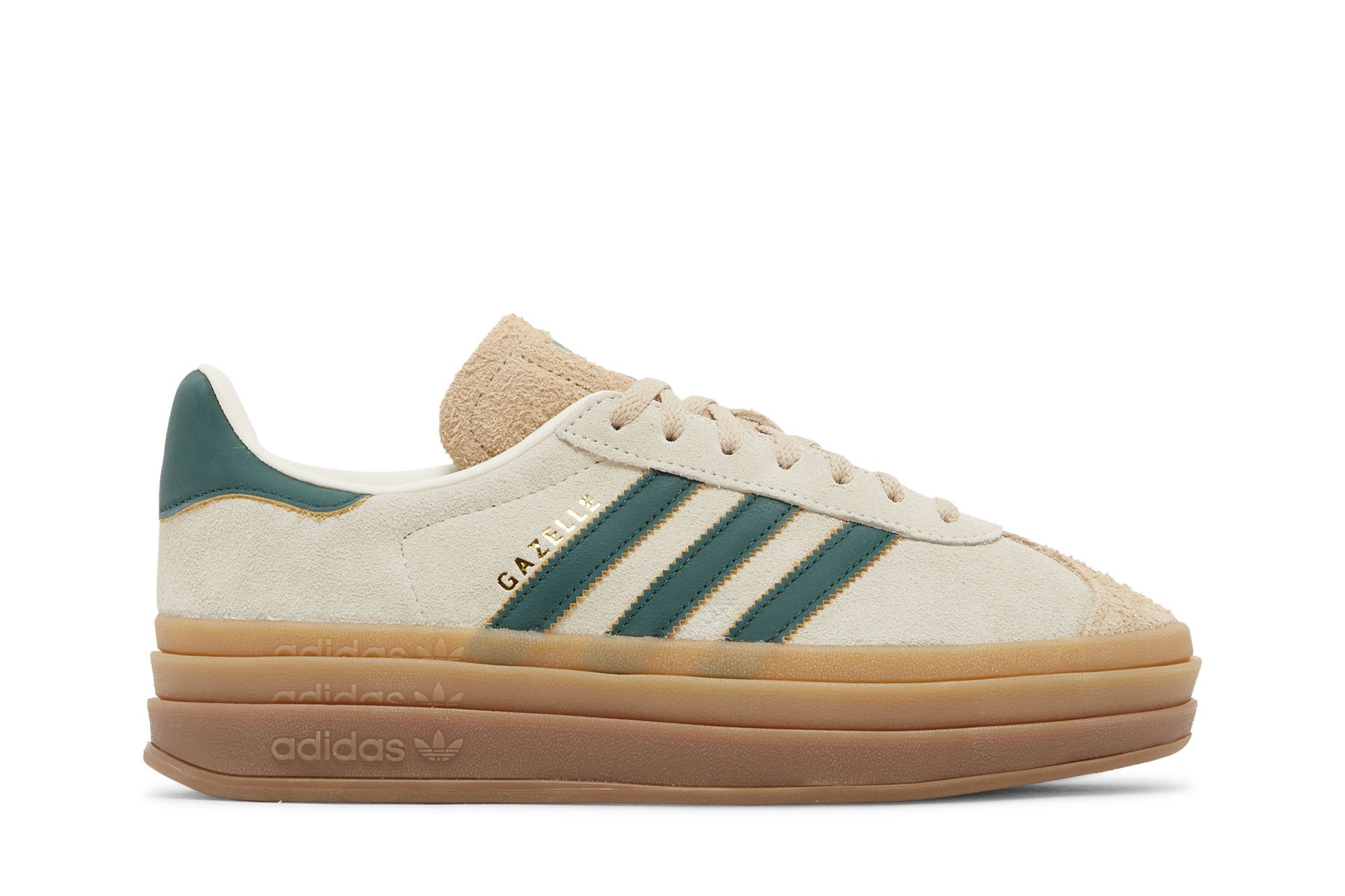 (Women) adidas Gazelle Bold 'Cream Collegiate Green' ID7056