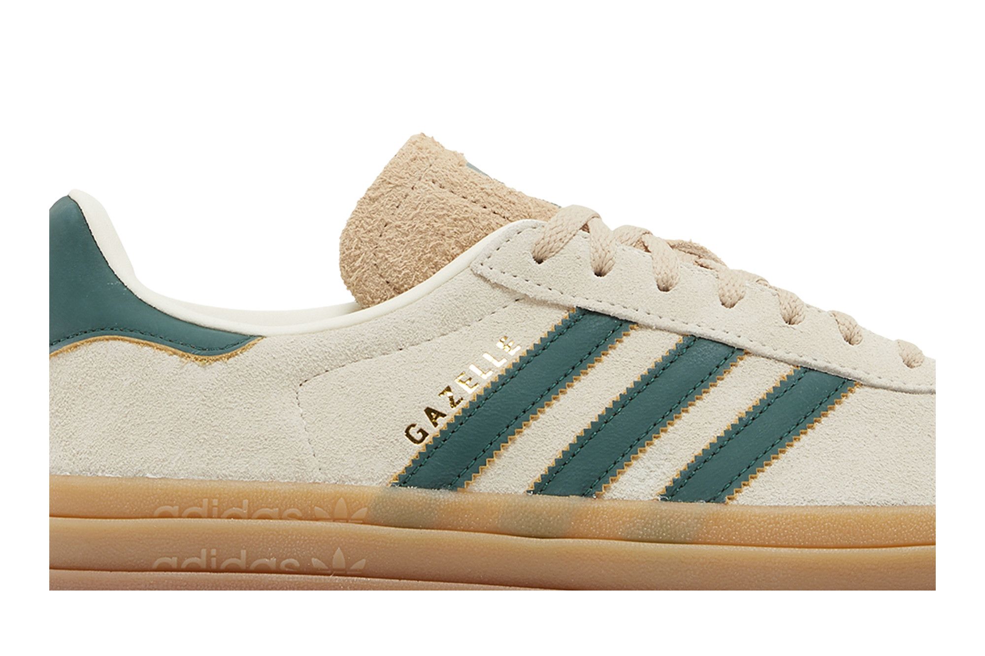 Lookbook (Women) adidas Gazelle Bold 'Cream Collegiate Green' ID7056