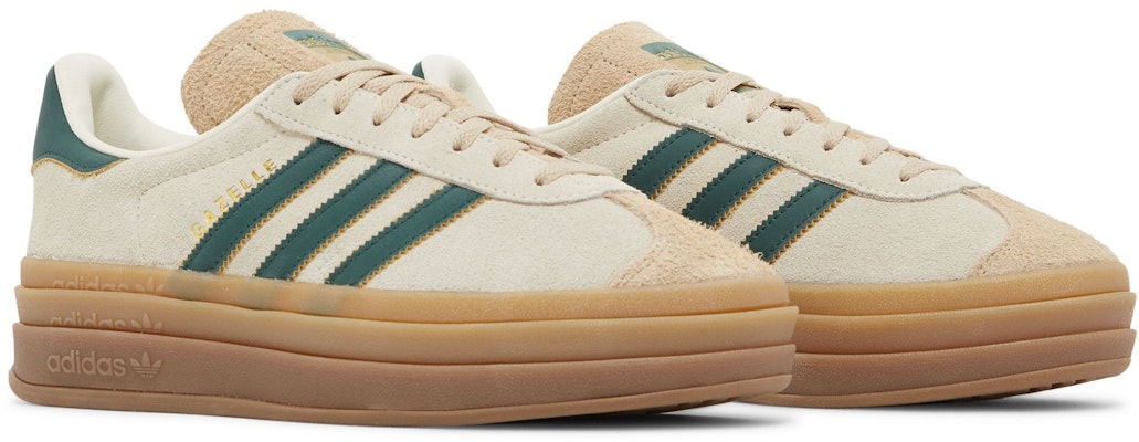 (Women) adidas Gazelle Bold 'Cream Collegiate Green' ID7056 1