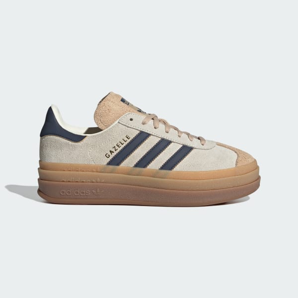 (Women) adidas Gazelle Bold 'Cream Night Indigo' JQ5126
