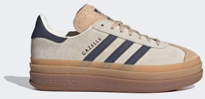 (Women) adidas Gazelle Bold 'Cream Night Indigo' JQ5126 (Women) adidas Gazelle Bold 'Cream Night Indigo' JQ5126