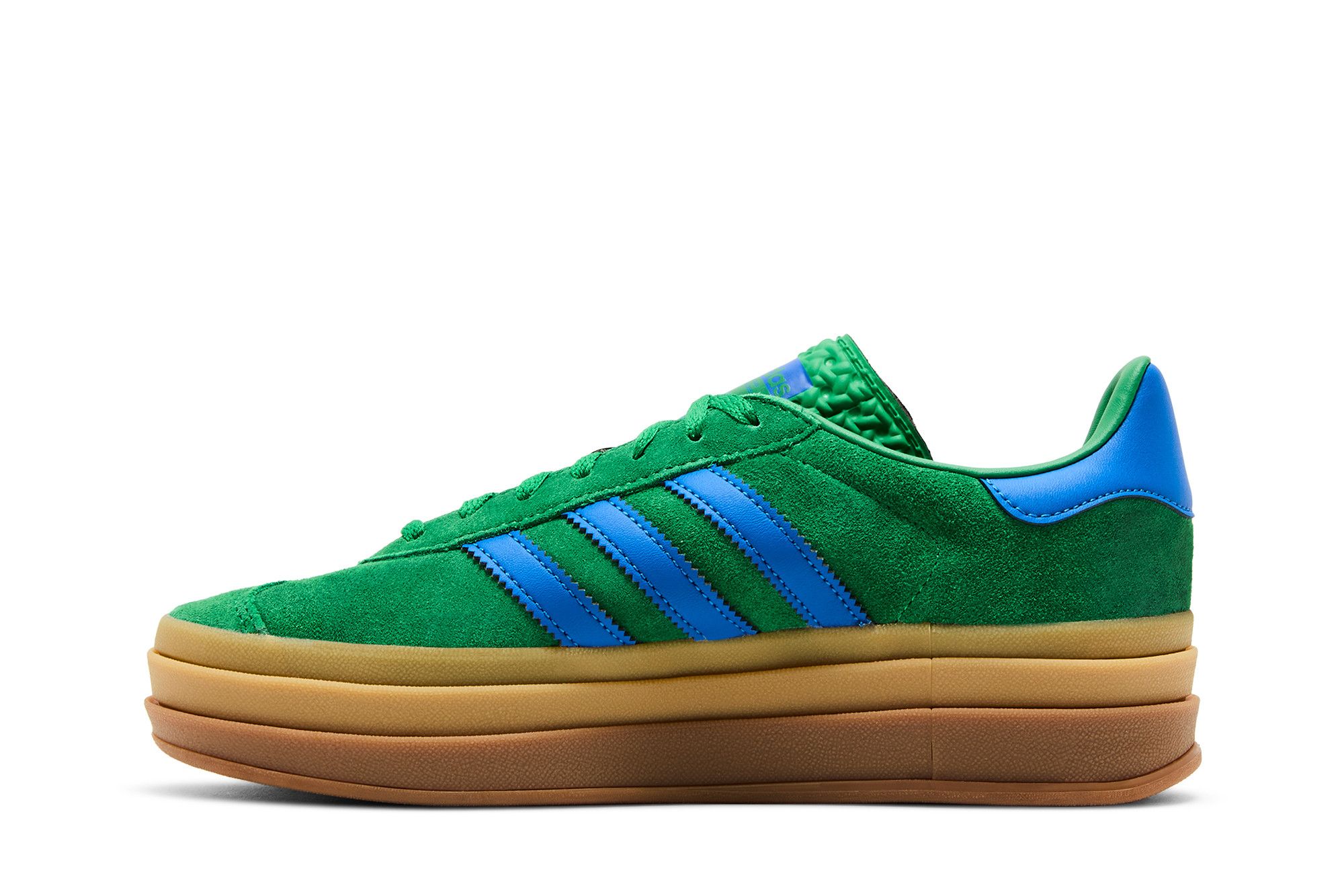 Lookbook (W) adidas Gazelle Bold ''Vert Bleu Gum'' IE1370