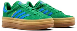 Cheap (W) adidas Gazelle Bold ''Vert Bleu Gum'' IE1370