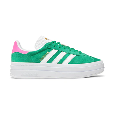 (W) adidas Gazelle Bold 'Green Lucid Pink'