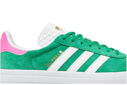 Lookbook (女性)adidas Gazelle Bold '綠色Lucid粉' IG3136