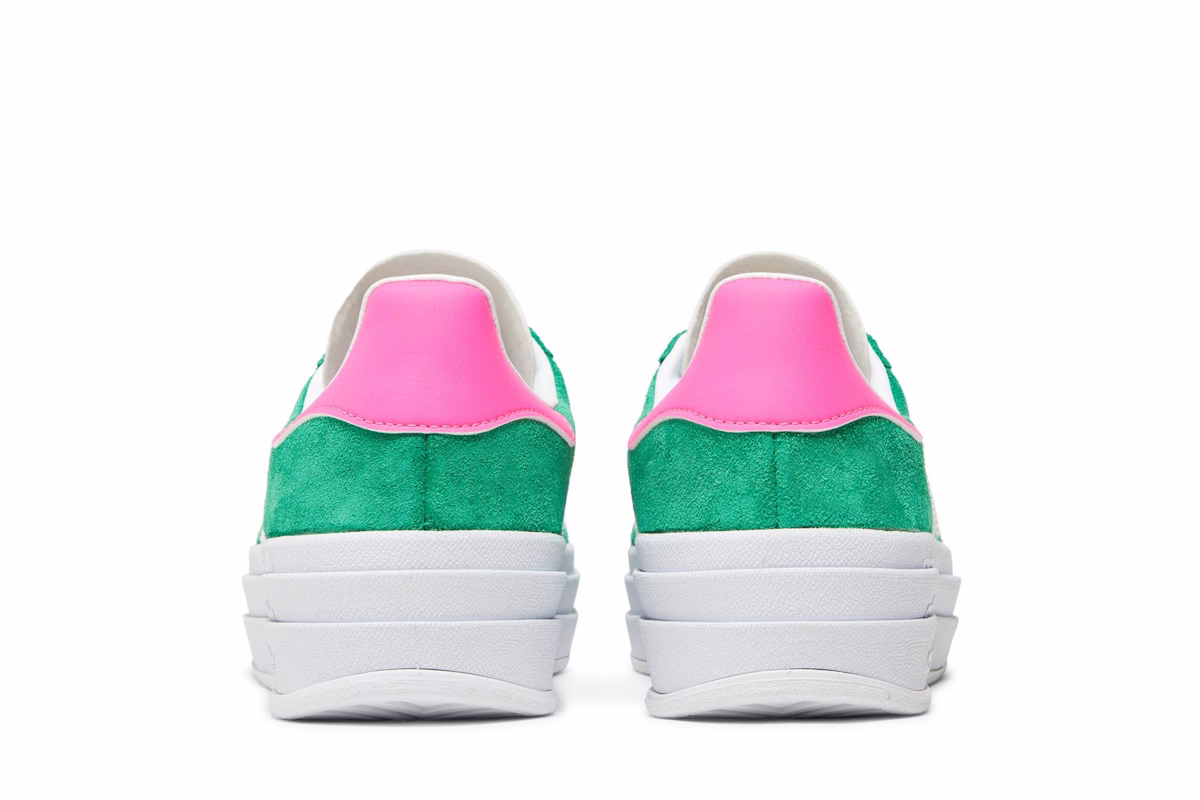 (Women) adidas Gazelle Bold 'Green Lucid Pink'