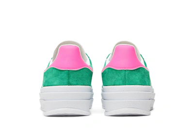 (Women) adidas Gazelle Bold 'Green Lucid Pink'