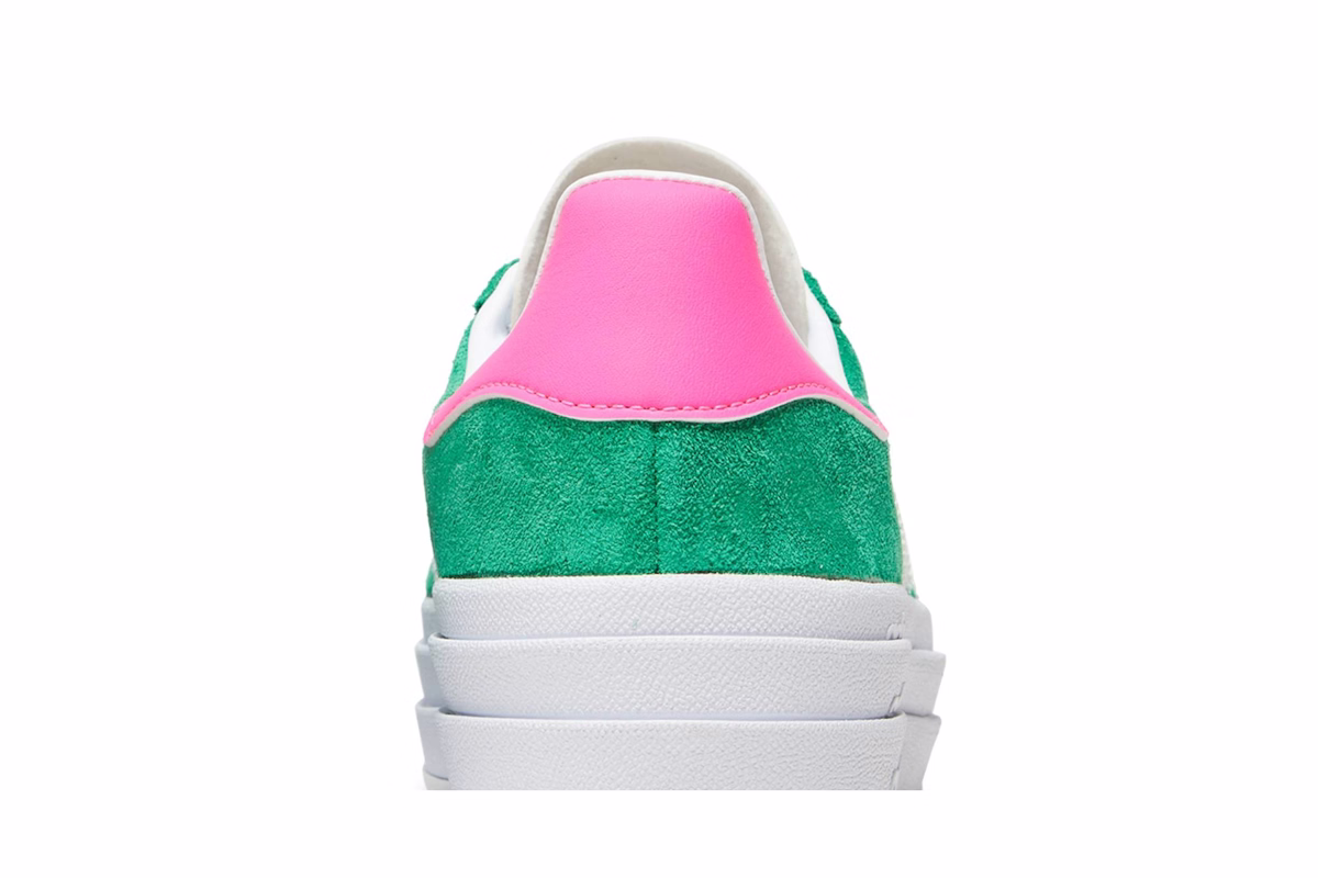 (Women) adidas Gazelle Bold 'Green Lucid Pink'