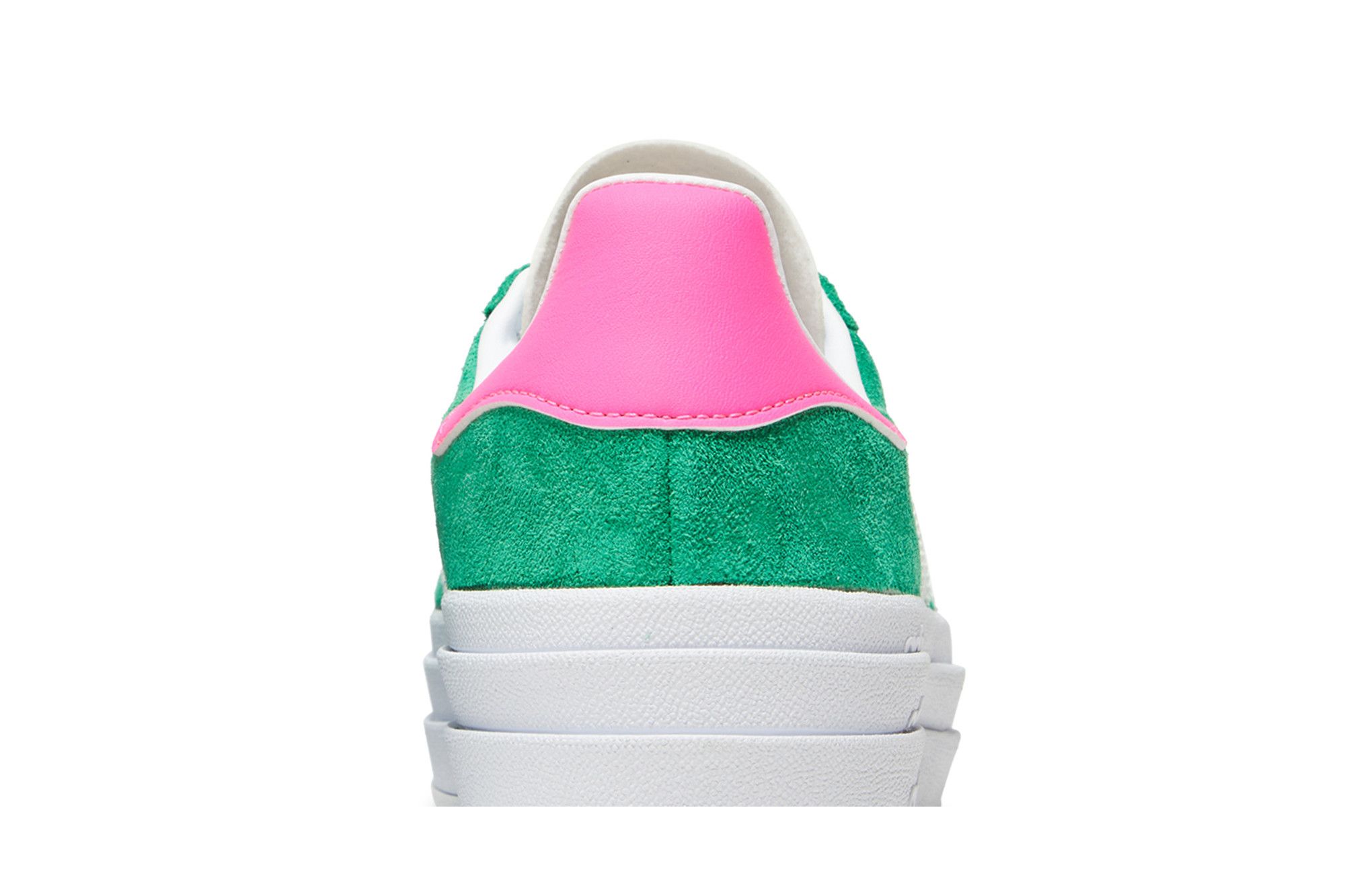 Cheap (Women) adidas Gazelle Bold 'Green Lucid Pink' IG3136