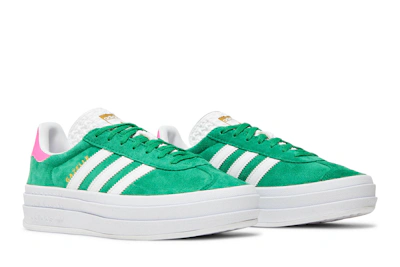 (Women) adidas Gazelle Bold 'Green Lucid Pink'