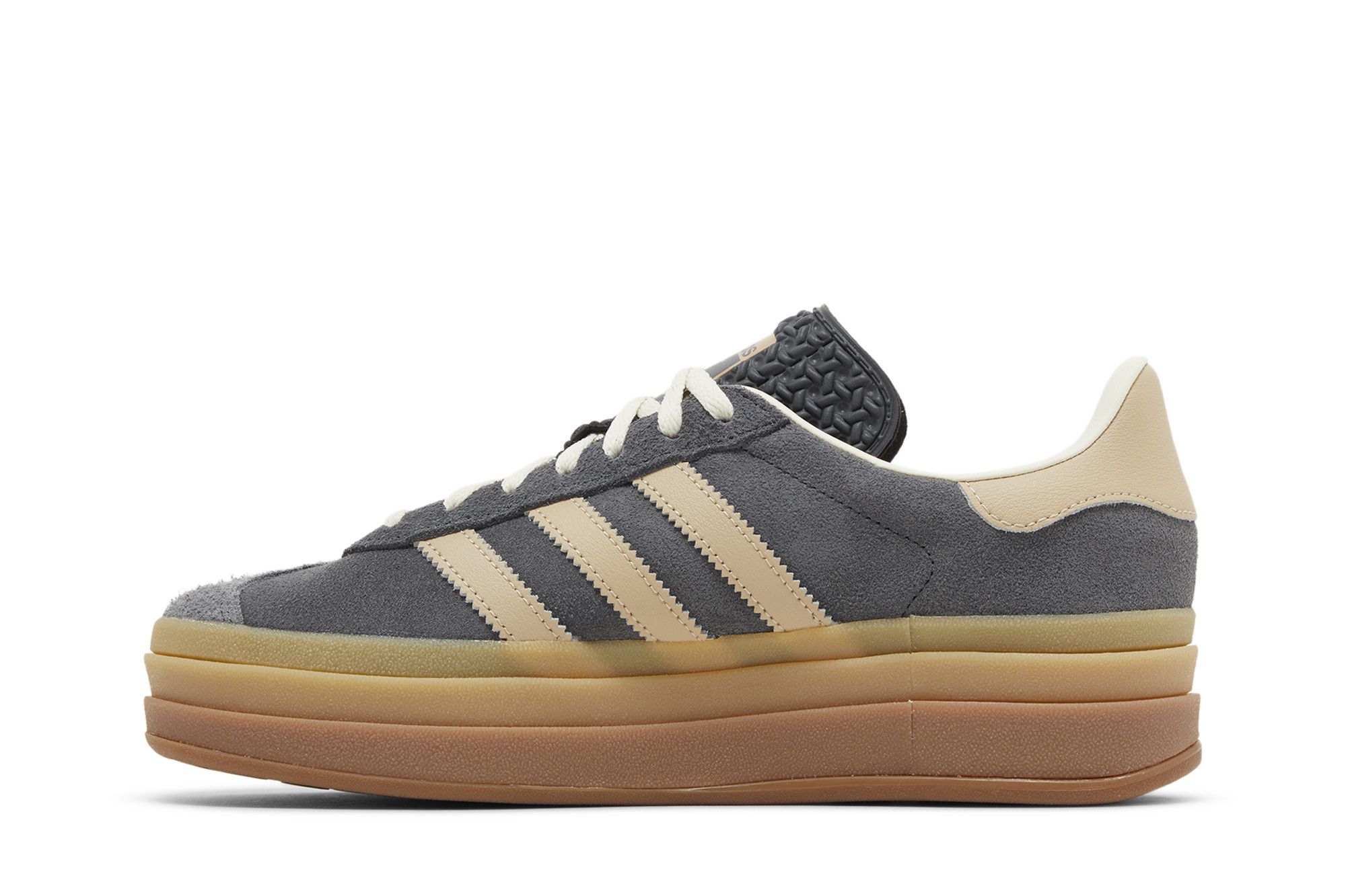 Lookbook (W) adidas Gazelle Bold ''Grau Magic Beige Gummi'' IE0428