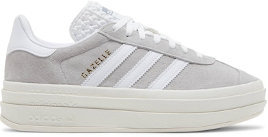(Women) adidas Gazelle Bold 'Grey White' HQ6893 (Women) adidas Gazelle Bold 'Grey White' HQ6893