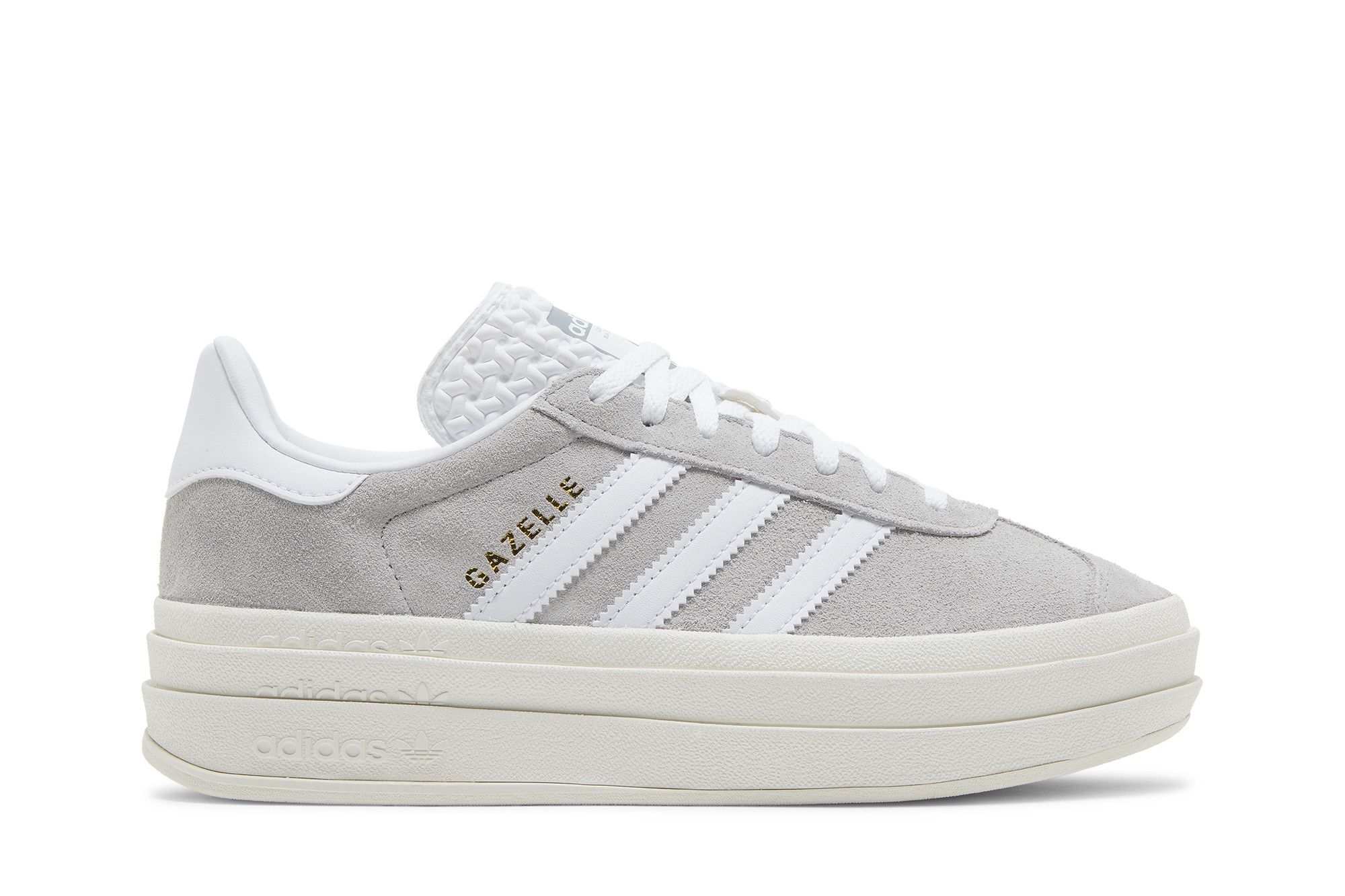 (Women) adidas Gazelle Bold 'Grey White' HQ6893