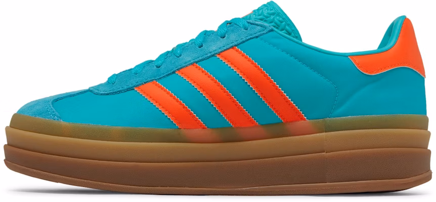 (Women) adidas Gazelle Bold 'Mint Rush Impact Orange' IG4386 Lookbook (Women) adidas Gazelle Bold 'Mint Rush Impact Orange' IG4386